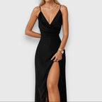 Elysia | Elegant Feminine Dress for Women – Lightweight Flattering Fit-Dresses-Black-S-Camoufit