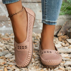 Lovelle | Women's Comfort Slip Ons – Breathable Lightweight Wide Fit-Women's Flats-option1]-4-