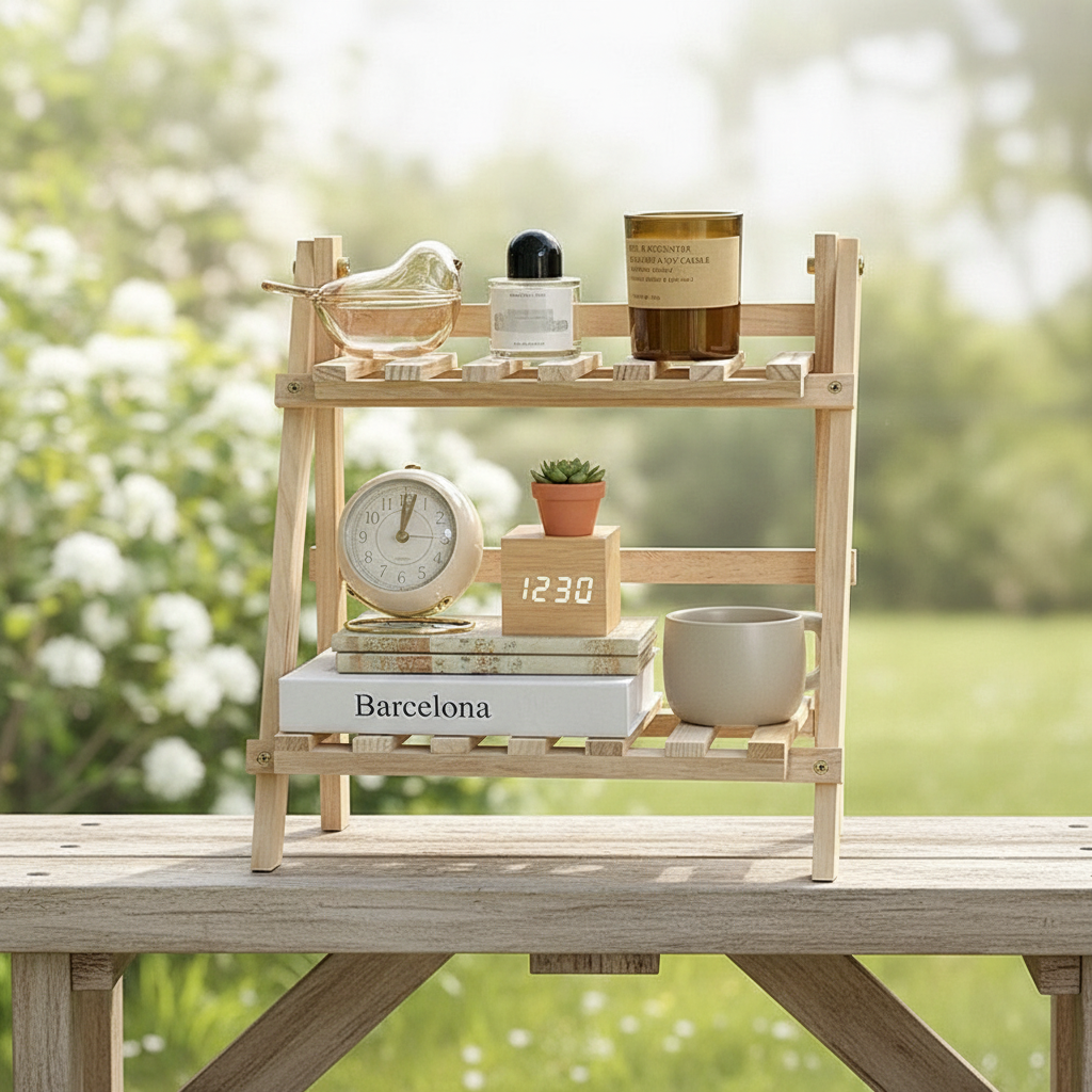 Wooden Desk Organizer - ClutterBuster