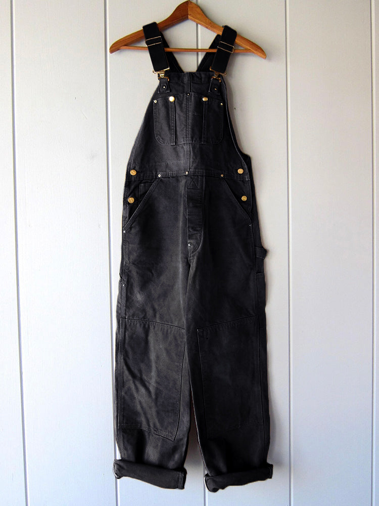 Duck Bib Overalls Canvas Workwear Dungarees 9