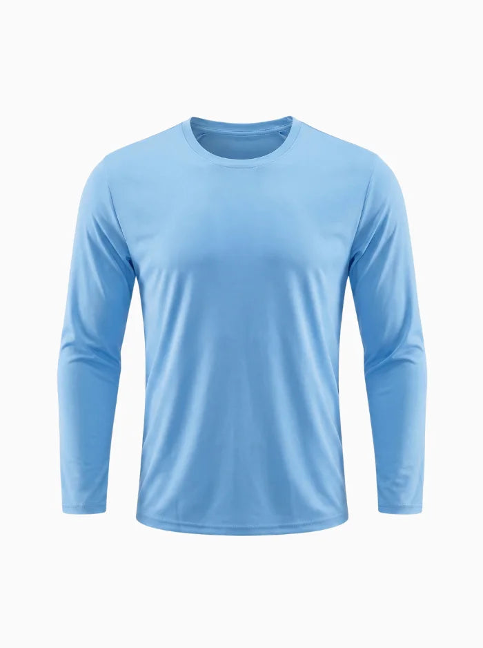 Dylan Men's Sun Protection Shirt-Men's Sport Shirt-CAMOUFIT-Blue-S-Camoufit