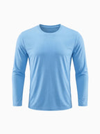 Dylan Men's Sun Protection Shirt-Men's Sport Shirt-CAMOUFIT-Blue-S-Camoufit