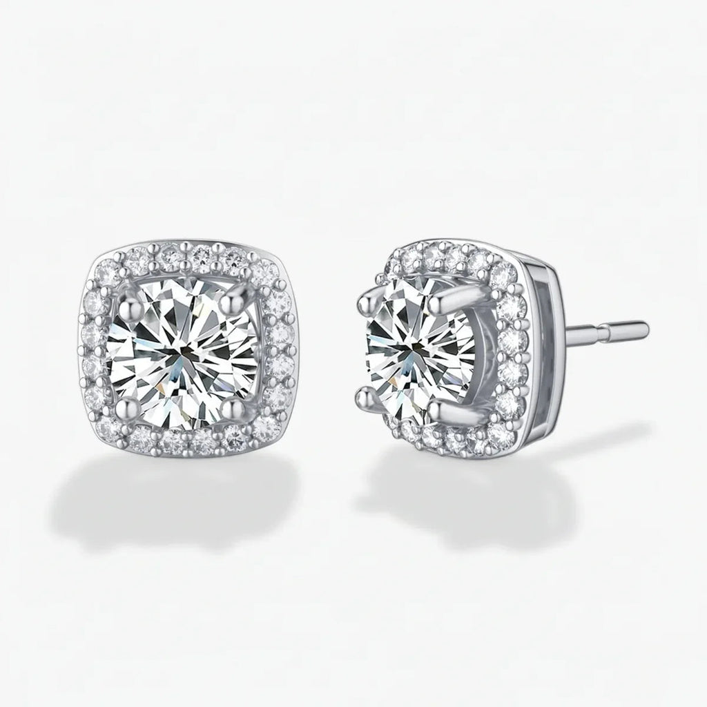 Elyra | Stud Earrings for Women - Sparkling Timeless Delicate Minimalist Elegant Fit-Earrings-Silver-Camoufit