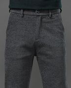 Men's Straight Leg Corduroy Pants – Slim Fit Winter Style-Men's Corduroy Trousers-Black-28-