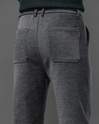 Men's Straight Leg Corduroy Pants – Slim Fit Winter Style-Men's Corduroy Trousers-Black-28-
