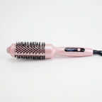 Electric Curling Brush – Ionic Heated Curling Brush with Digital Display, Adjustable 212–446 °F, 6.5 ft Swivel Cord