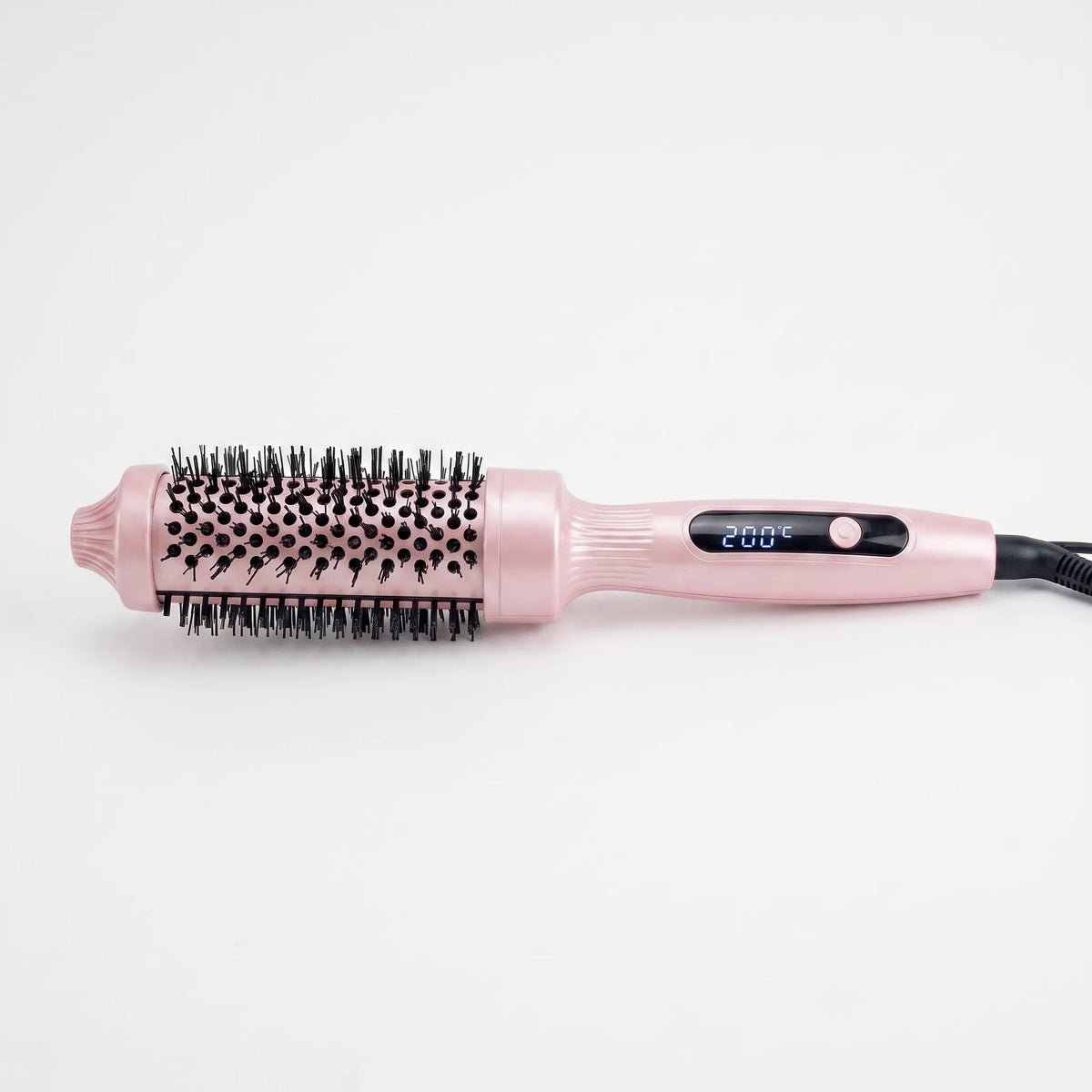 Electric Curling Brush – Ionic Heated Curling Brush with Digital Display, Adjustable 212–446 °F, 6.5 ft Swivel Cord