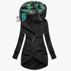 Emilia Women's Winter Jacket - Elegant Warm Windproof Style-Puffer Jackets-Black-S-Camoufit