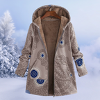 Ettana Warm Long Women's Winter Jacket - Modern Everyday Fit-Women's Winter Jacket-Khaki-S-Camoufit
