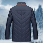 Ewaldin Men's Long Quilted Jacket - Warm Winter Everyday Style-Men's Winter Jacket-Blue-S-Camoufit