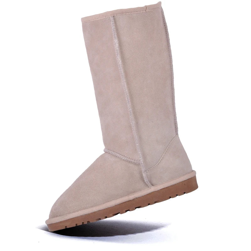Orelia | Winter Snow Boots for Women – Faux Fur Waterproof Mid-Calf Fit-Women's Winter Boots-Sandy-4-Camoufit