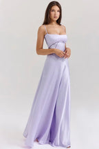 Gabriella Corset Maxi Dress – Elegant Evening Fit-Wedding Guest Dresses-Purple-XS-Camoufit