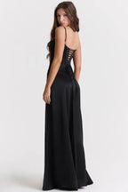Gabriella Corset Maxi Dress – Elegant Evening Fit-Wedding Guest Dresses-Black-XS-Camoufit
