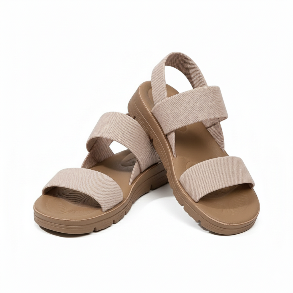 Soreya | Women's Orthopedic Sandals – Adjustable Support Comfort Fit-Women's Sandals-Khaki-5-