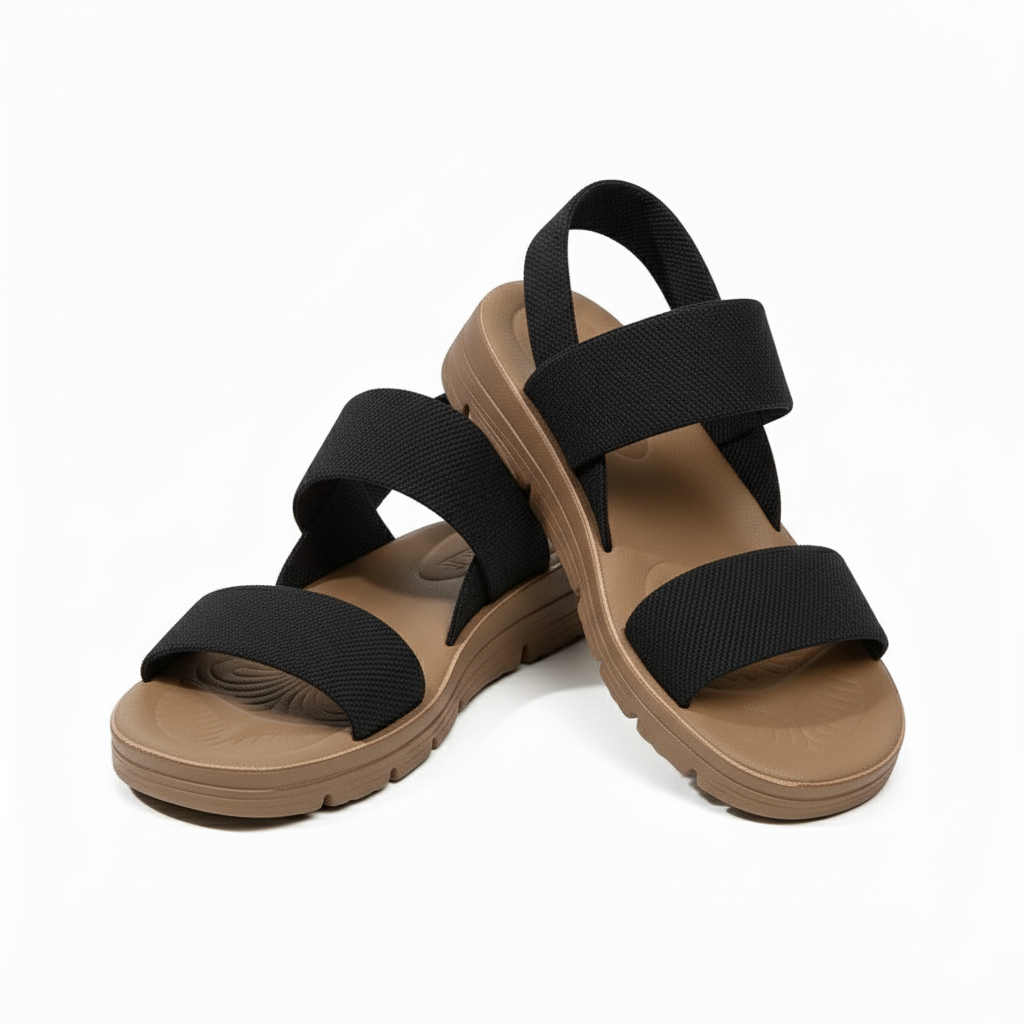 Soreya | Women's Orthopedic Sandals – Adjustable Support Comfort Fit-Women's Sandals-Khaki-5-