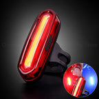 Bike LED Rear Light – Detachable USB Rechargeable Bike Tail Light, Tool-Free Mount, 4 Colors