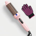 Heated Round Brush 1.5 in – Thermal Styling Brush for Dry Hair, 6 Heat Settings 266–428 °F, 30-Second Heat-Up
