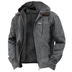 Hermosa | Men's Transitional Jacket with Hood and Warm Fleece Lining