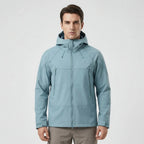 Outdoor Hooded Softshell Jacket – Unisex Fleece Lined Rain Jacket, Water-Repellent with Adjustable Hood, 6 Colors – Wilshire