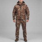Casen | Softshell Jacket and Pants Set for Men - Waterproof Camo Fleece Lined Hunting Fit-Tactical Set-Tree camo-XS-Camoufit
