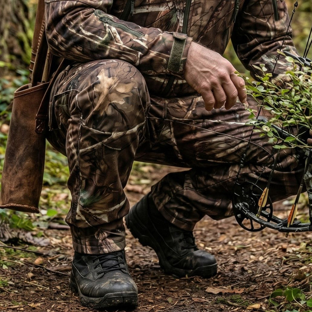Casen | Softshell Jacket and Pants Set for Men - Waterproof Camo Fleece Lined Hunting Fit-Tactical Set-Tree camo-XS-Camoufit