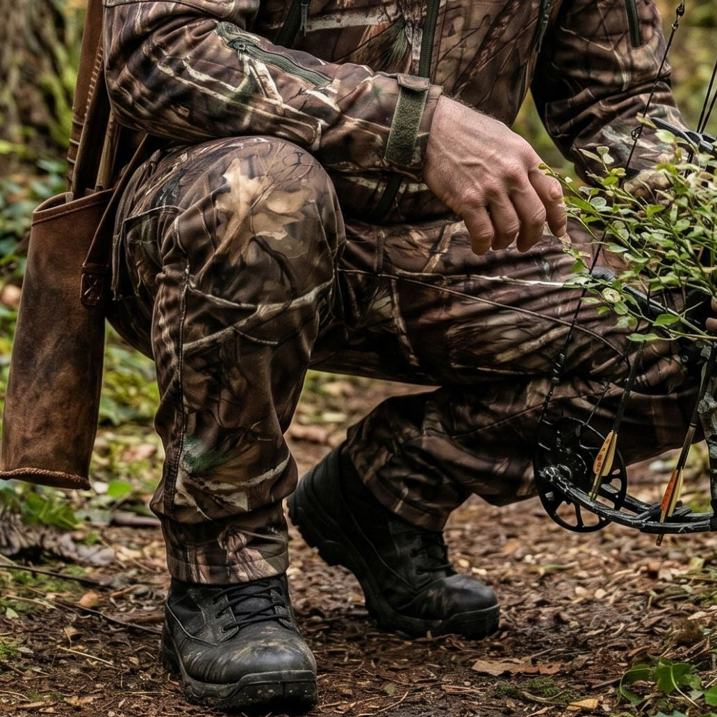 Casen | Softshell Jacket and Pants Set for Men - Waterproof Camo Fleece Lined Hunting Fit-Tactical Set-Tree camo-XS-Camoufit
