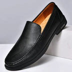 Jasper Men's Dress Shoes - Modern Classic Everyday Style-Men's Loafers-Black-4-Camoufit