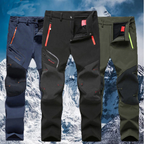 Jasper Men's Warm Waterproof Winter Pants – Insulated Outdoor Trousers-Men's Tactical Pants-CAMOUFIT-Black-S-Camoufit