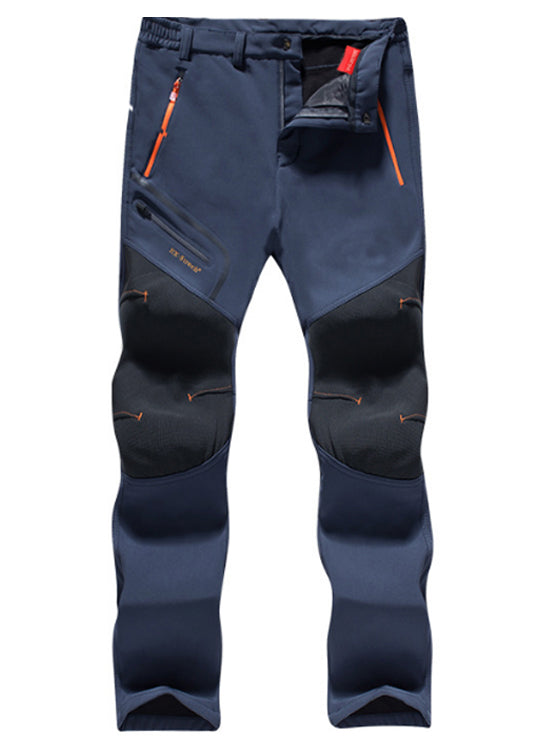 Jasper Men's Warm Waterproof Winter Pants – Insulated Outdoor Trousers-Men's Tactical Pants-CAMOUFIT-Black-S-Camoufit