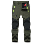 Jasper Men's Warm Waterproof Winter Pants – Insulated Outdoor Trousers-Men's Tactical Pants-CAMOUFIT-Green-S-Camoufit