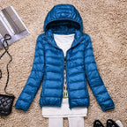 Kathrin Women's Ultralight Down Jacket-Puffer Jackets-CAMOUFIT-Blue-S-Camoufit