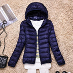 Kathrin Women's Ultralight Down Jacket-Puffer Jackets-CAMOUFIT-Navy-S-Camoufit