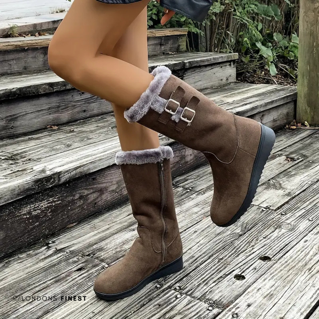 Roque | Boots For Women | Mid-Calf Flat Sole