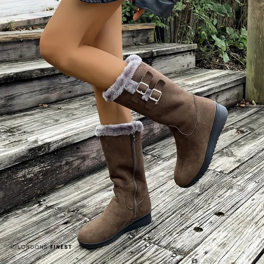 Roque | Boots For Women | Mid-Calf Flat Sole