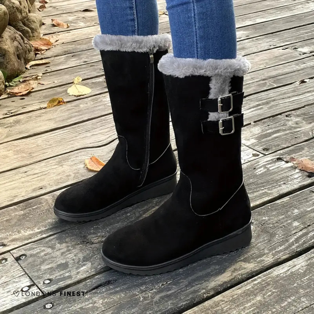 Roque | Boots For Women | Mid-Calf Flat Sole
