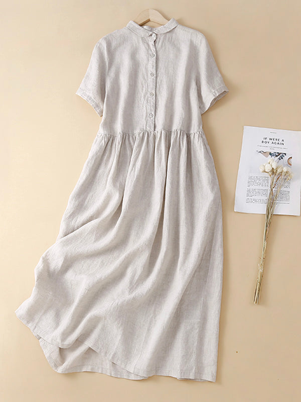 lapel midi dress Elena