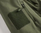 Vireon | Softshell Jacket and Pants Set for Men - Water Resistant Tactical Utility Layered Fit-Tactical Set-Black-S-Camoufit
