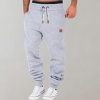 Levi Men's Jogging Pants – Stylish Baggy Fit Comfort Sweatpants-Sweatpants-CAMOUFIT-Gray-S-Camoufit