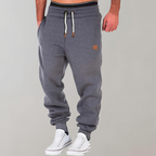 Levi Men's Jogging Pants – Stylish Baggy Fit Comfort Sweatpants-Sweatpants-CAMOUFIT-Dark gray-S-Camoufit