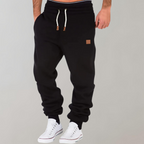 Levi Men's Jogging Pants – Stylish Baggy Fit Comfort Sweatpants-Sweatpants-CAMOUFIT-Black-S-Camoufit