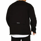 Loey Men's Oversized Sweater - Warm Crew Neck Long Sleeve-Men's Sweater-Grey-M-Camoufit