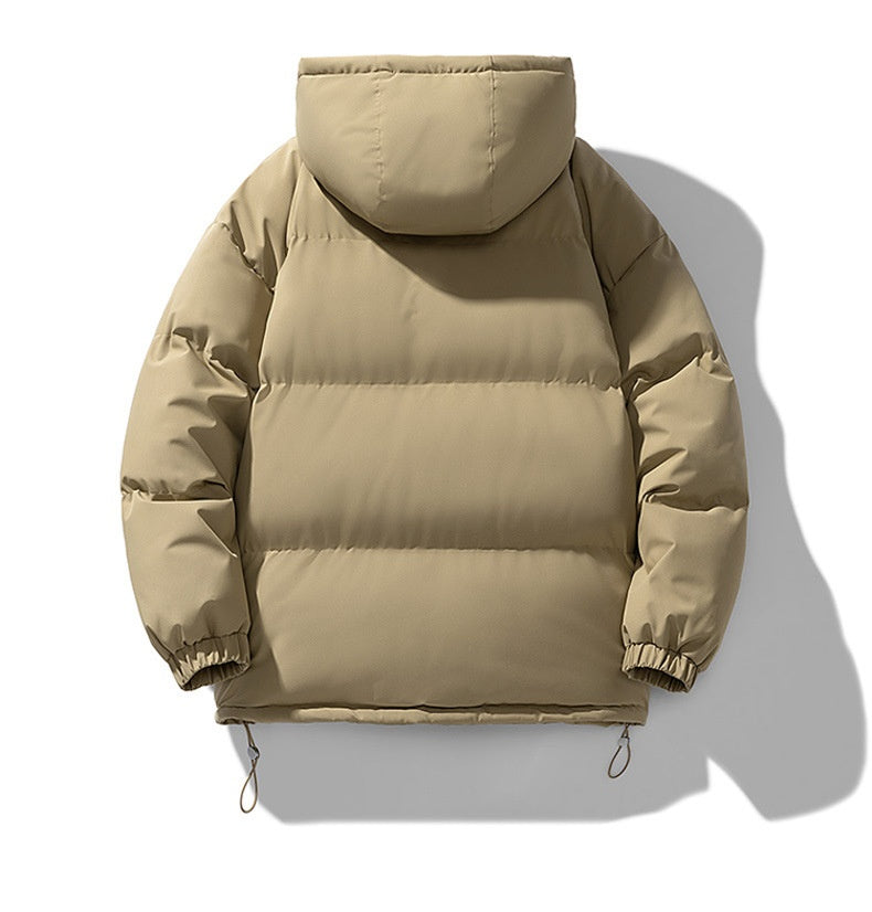 Ranches | Men's Quilted Puffer Winter Coat Hood Zip