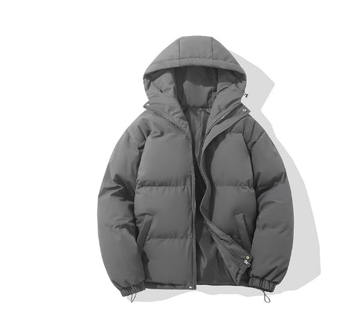 Ranches | Men's Quilted Puffer Winter Coat Hood Zip
