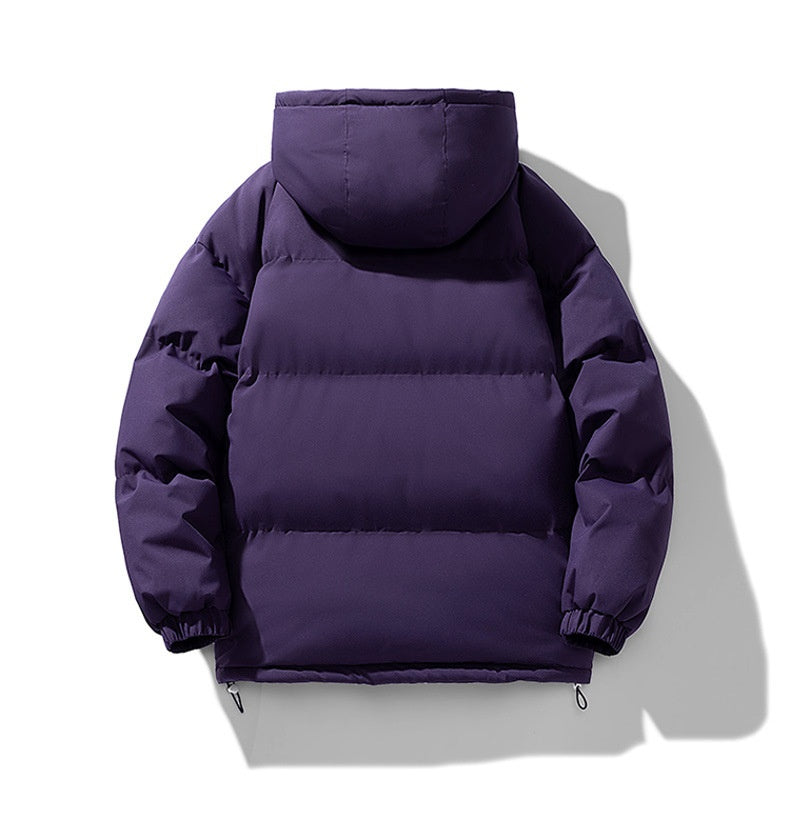 Ranches | Men's Quilted Puffer Winter Coat Hood Zip