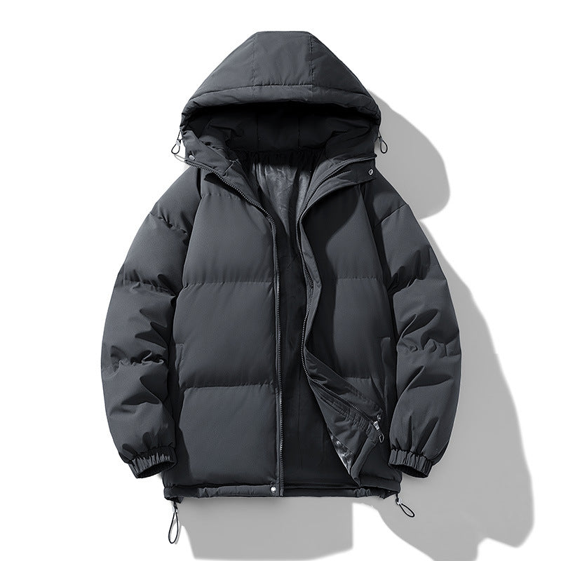 Ranches | Men's Quilted Puffer Winter Coat Hood Zip