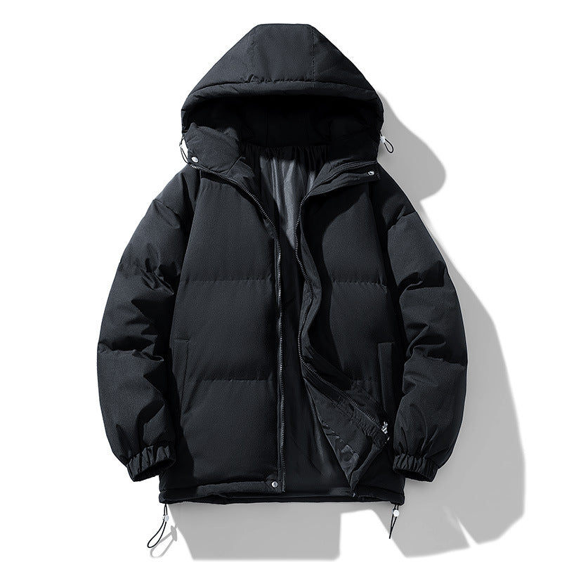 Ranches | Men's Quilted Puffer Winter Coat Hood Zip