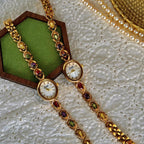 Women's Gemstone Bracelet Watch – Classic Oval Elegant Design-Watches-Default-