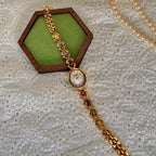Women's Gemstone Bracelet Watch – Classic Oval Elegant Design-Watches-Default-