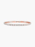 Women's Brilliance Tennis Bracelet – Elegant Timeless Sparkle Design-bracelet-Rose Gold-