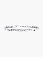 Women's Brilliance Tennis Bracelet – Elegant Timeless Sparkle Design-bracelet-Silver-